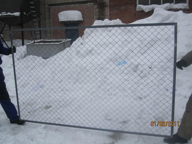 Заборы, ограждения металлические из сетки Заборы, ограждения металлические из сетки изготовление в Новосибирске