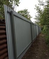 Монтаж забора из металла Монтаж забора из металла