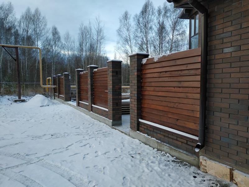 Производство и установка комбинированных заборов Производство и установка комбинированных заборов