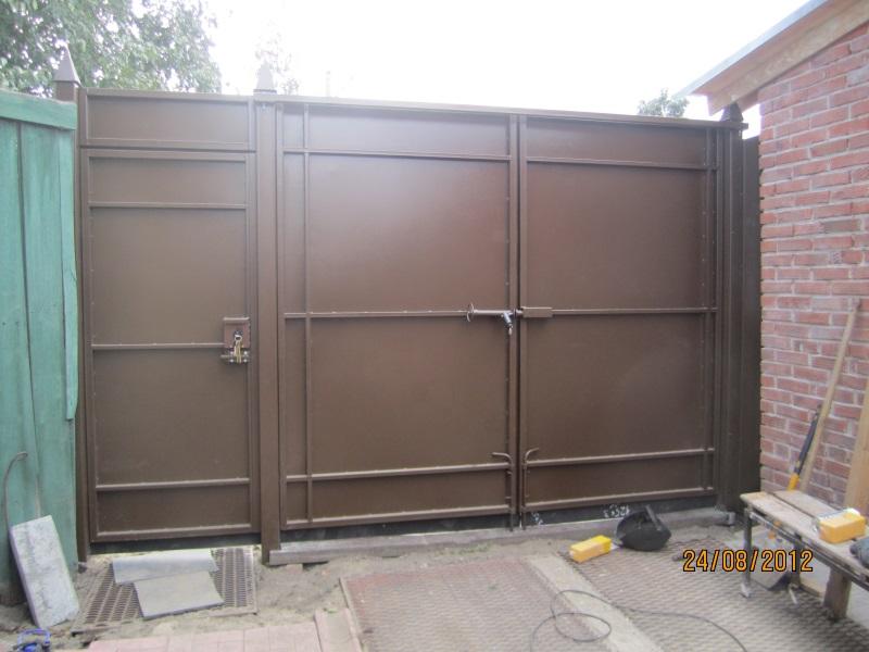 Заказать железные ворота на гараж Заказать железные ворота на гараж Новосибирск