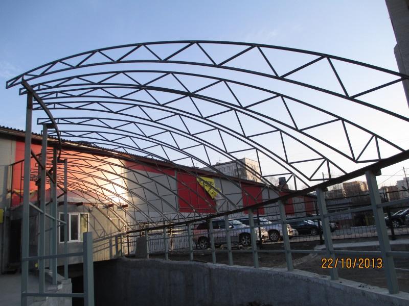 Металлические козырьки Новосибирск Металлические козырьки Новосибирск